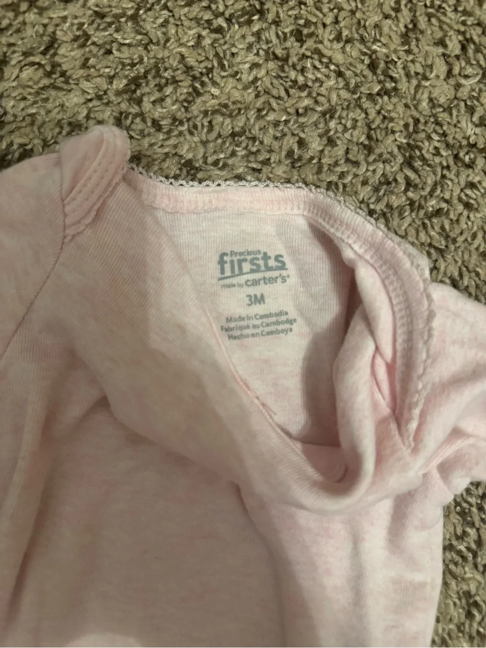 Carters pink matching